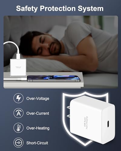 Rapid Charge 45 W USB-C Power Duo for Google Pixel Devices – Includes 10 FT Flexible Cable for Enhanced Charging Flexibility – Ideal for Pixel 9/9 Pro XL, Fold, 8/8 a/8 Pro, 7/7 a/7 Pro, 6/6 a/6 Pro – Travel-Ready Compact Design for Ultimate Portability – Durable Fast Charging Solution to Keep Your Devices Powered Anytime, Anywhere