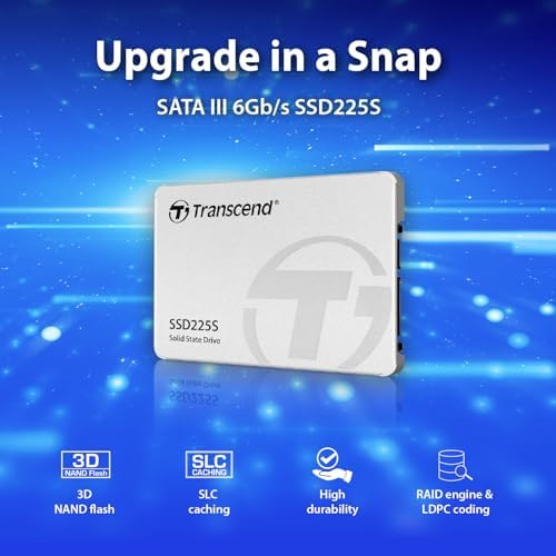 Transcend 120 GB SATA III Solid State Drive – Experience Blazing 6 Gb/s Speeds for Unmatched Performance in Laptops and Desktops – Reliable TLC NAND Technology for Smooth Multitasking and Optimal Data Storage Solutions