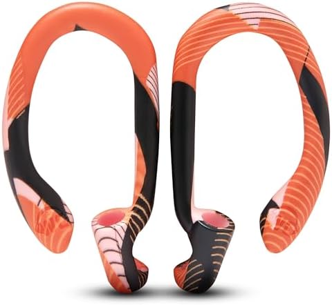 Patented WC Hook Z – Upgraded Over-Ear Hooks for Air Pods Pro 1, 2 & Air Pods 1, 2, 3 | Secure Fit Earbud Accessories with Unique Left & Right Design | Two Size Pairs Included | Winter White | Premium Quality by Wicked Cushions for Maximum Comfort and Stability