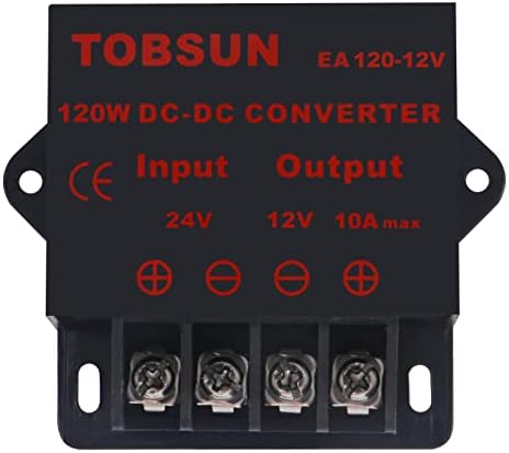 2-Pack 5 A DC-DC Power Converter Module – High-Efficiency Step-Down Regulator to 5 V from 12 V/24 V for Seamless Electronic Integration, 25 W Output for LED Strips and Microcontrollers
