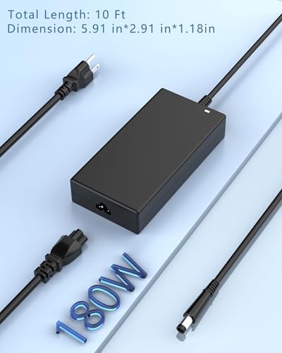 High-Performance 180 W Power Adapter for Dell Docking Stations – Unmatched Compatibility & Safety Features for Optimal Device Powering Enhance your productivity with this powerful 180 W power adapter, expertly designed for Dell docking stations including WD19 S, WD15, and more. With a versatile input range of 100-240 V and a robust output of 19.5 V-9.23 A, this adapter ensures reliable performance for all your Dell devices, making it the ideal choice for professionals. Enjoy peace of mind with certified safety features including over-current, over-voltage, and short circuit protection. This comprehensive package comes with a US power cord and user manual, providing everything you need for seamless installation. Elevate your docking experience with this specially engineered power supply, delivering efficiency and security to your workspace. Perfect for anyone seeking a dependable solution for their Dell performance dock needs.