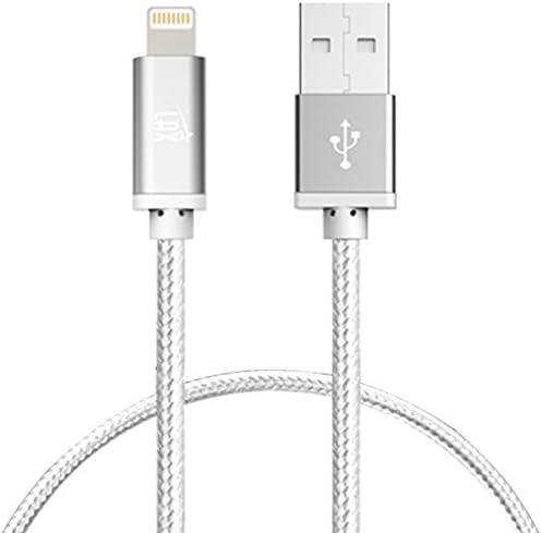 LAX MFi Certified Lightning Cable for i Phone & i Pad – 6 ft Durable Braided USB Cord with Fast Charging Capability for Enhanced Performance and Compatibility Across All Devices