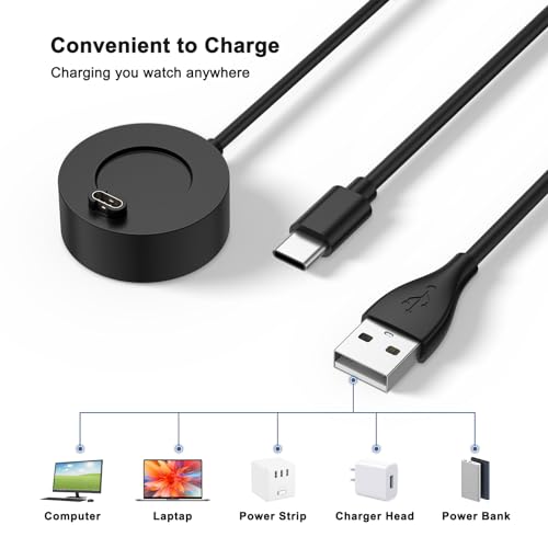 Ultimate 2 in 1 Garmin Smartwatch Charging Dock with USB Wall Plug – Efficient Power Hub for Fenix, Venu, Vivoactive, Instinct, Forerunner Series – 3.3 ft Cable for Enhanced Accessibility and Rapid Charging – Durable Accessory for Active Lifestyles and Fitness Enthusiasts