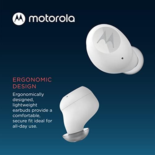 Motorola Moto Buds 150 True Wireless Bluetooth Earbuds – Advanced Ergonomic Design with Smart Touch Controls, IPX5 Sweat and Water Resistance, Compact Power Case – Ultimate Audio Experience for Active Lifestyles and Effortless Device Connectivity