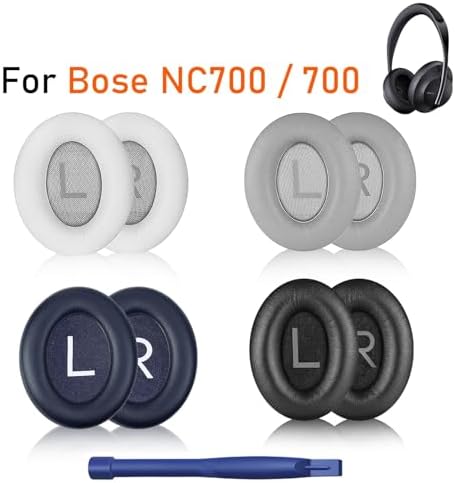 Upgrade Your Bose 700 Headphones with Luxurious Memory Foam and PU Leather Replacement Earpads – Perfectly Engineered for Comfort, Durability, and Enhanced Audio Clarity – Premium Grey Cushions for an Elevated Listening Experience