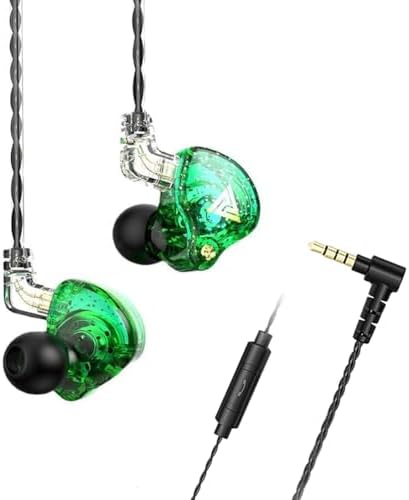 AK6 PRO Wired Gaming Earbuds 2 Pack – Immerse Yourself in Hi-Fi Sound with 10 mm Dynamic Drivers, Deep Bass, and Advanced Noise Cancellation – Ergonomically Crafted for Ultimate Comfort in Stylish Black and Purple Finish, Universally Compatible with All Devices