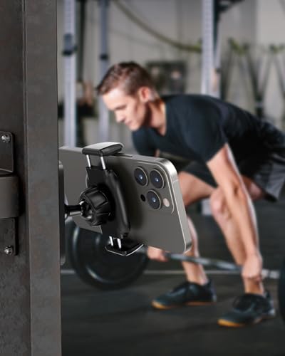 APPS2 Car Gym Magnetic Phone Holder – 360-Degree Adjustable Mount for Smartphones (4.7-6.5″) – Durable Alloy Base & Joint – Sleek Design for Enhanced Safety & Convenience on the Road – Optimal Viewing Angles for Navigation & Hands-Free Calls – Reliable Magnetic Grip for Secure Smartphone Support – Compact Gym Phone Accessory for Easy Installation & Use – Elevate Your Driving Experience with Robust Performance & Stylish Aesthetics