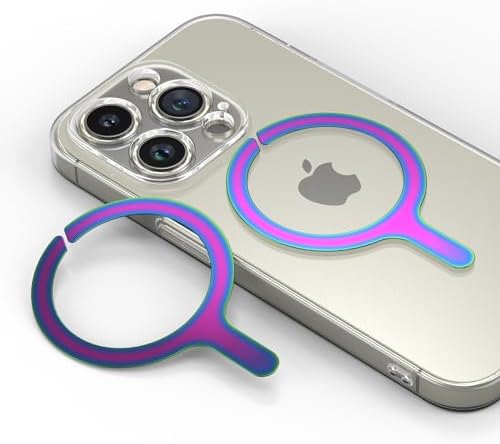 Ultra-Thin Mag Safe Metal Plate Kit – 2-Pack Versatile Magnetic Adapter for Seamless Phone Case Integration, Wireless Charging, and Secure Mounting – Stylish Multicolor Finish for Enhanced Connectivity and Fast Charging Experience