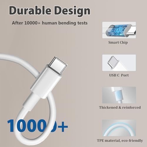 Enhanced 6 FT Magnetic Wireless Charger for i Phone – 15 W Fast Charging Pad with 20 W USB-C Adapter – Ultimate Compatibility for i Phone 16/15 Series & Air Pods – Secure Magnetic Alignment & Intelligent Safety Features – Travel-Friendly Design for Effortless Charging at Home, Office, or On-the-Go – Experience 3 X Faster Charging with Robust Protection Against Overheating and Short-Circuiting – Perfect for Mag Safe Cases – Say Goodbye to Cable Clutter with This Sleek, Ultra-Thin Charger – Ideal for Modern Mobile Users Seeking Efficiency and Reliability in Power Solutions – Charge Safely and Swiftly While Enjoying Your Device – Get Yours Today for Unmatched Convenience in Wireless Charging!