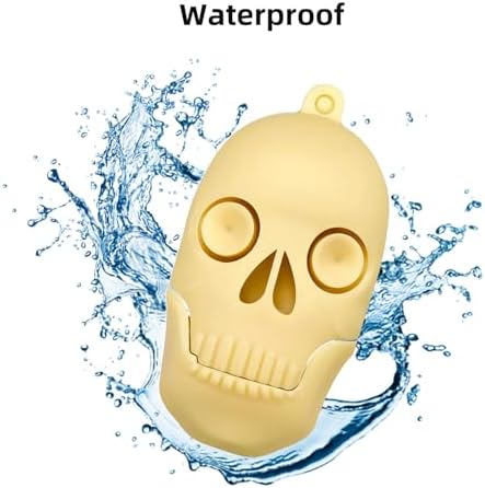 Skull Shaped 64 GB USB Flash Drive – Unique Personality Memory Stick for Stylish Data Storage | Borlter Clamp Cool USB 2.0 Thumb Drive Perfect for Gifts & Everyday Use | Durable, Portable & Compatible with All Devices