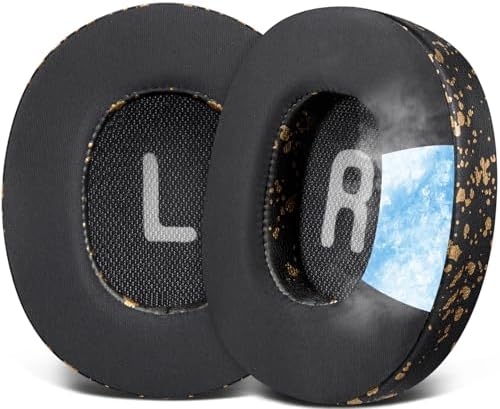 SOULWIT Cooling Gel Earpads for JBL Tune 700 Series – Premium High-Density Foam Replacement Cushions – Ultimate Comfort, Sound Isolation & Breathability – Stylish Black Gold Finish – Perfectly Fits JBL 710 BT, 720 BT, 750 BTNC, 760 NC, 770 NC – Transform Your Listening Experience with Durable, Easy-to-Install Accessories