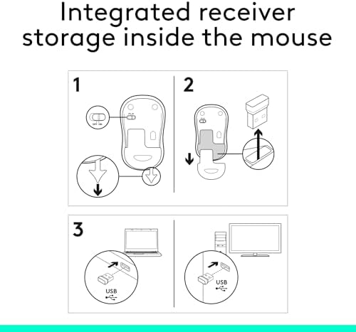 Logitech M240 Silent Bluetooth Mouse – Wireless & Compact Design for Effortless Navigation, 18-Month Battery Life, and Smooth Tracking on All Surfaces – Ideal for Windows, mac OS, Chrome OS – Portable Off White Solution for Professionals on the Go