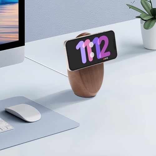 Premium Mag-Safe Wireless Charging Station for i Phone 12, 13, 14, 15 – Versatile Vertical & Landscape Stand with Dedicated Storage Tray, Personalized Engraving Option – Fast Charging & Stylish Organization for Tech Lovers