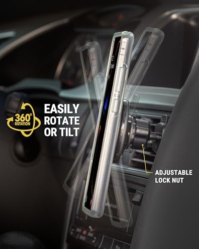 Revolutionize Your Driving Experience with Scosche Magic Mount™ SMSCUP – Adjustable Gooseneck Magnetic Phone Holder for Car, Compatible with i Phone 16-12 Series & Android Devices, Mag Safe Technology, Effortless Hands-Free Navigation, Secure Cup Holder Fit, Effortless Installation