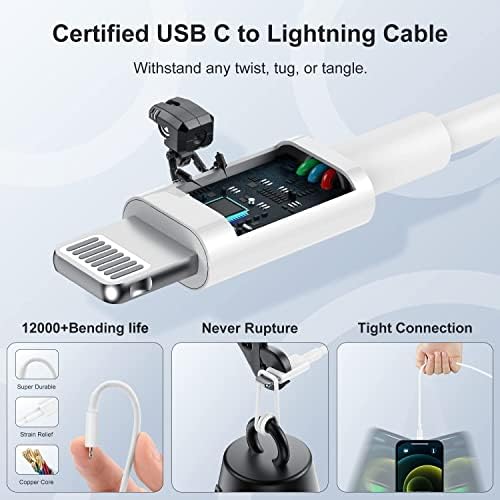 Accelerate Your Apple Watch Charging with the 20 W USB-C Fast Charger – 6 ft Magnetic Cable for Ultra 2 & All Models – MFi Certified for Rapid, Reliable Power Delivery and Exceptional Durability – The Ultimate Travel Companion for Effortless Charging