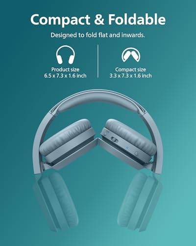 PHILIPS H4205 On-Ear Wireless Bluetooth Headphones – Unleash Your Music with Enhanced BASS Boost, 32 mm Drivers, and 29-Hour Battery Life – Lightweight Comfort and Fast Charging for All-Day Listening in Stylish Blue – Perfect for Commuting, Workouts, and Home Relaxation