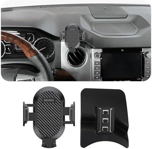 Toyota Tundra 2014-2021 Custom Phone Holder – Versatile 360° Rotating Mount for Large Smartphones (4.7-7 inches) – Effortless Installation, Thick Case Compatible, Ultimate Driving Safety Accessory
