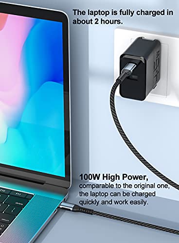 Ultimate 100 W Type-C Fast Charging Cable – 2 m Durable Braided USB C Line for Rapid Power Delivery & High-Speed Data Transfer | Adaptive Compatibility for Laptops, Smartphones & Tablets | Long-Lasting Performance & Flexibility