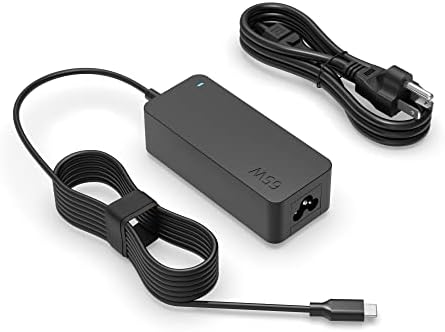 Ultimate 65 W USB-C Fast Charger for Lenovo Yoga 7 & 9 Series – Rapid Power Delivery with 10 ft Extended Cable, UL Certified Safety for Unmatched Reliability and Compatibility