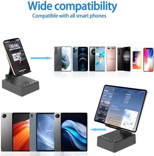 Revolutionize Your Audio Experience: Wireless Bluetooth Speaker Phone Stand with Anti-Slip Base – Ideal Gift for Men and Women, Perfect for Birthdays and Special Occasions, Enhanced Device Compatibility and Immersive HD Surround Sound