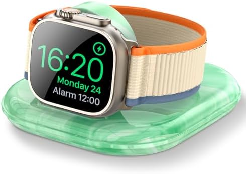 Elevate Your Apple Watch Charging Experience with Our Advanced Magnetic Dock – Ultra-Fast Charging Station for Series 2-10 and Ultra 1 2, Nightstand Mode Functionality, Compact Design for Travel, Superior Stability for Everyday Use, Effortless Power Delivery and Modern Aesthetic