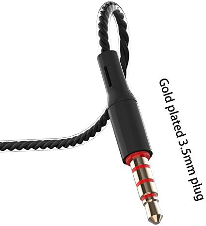 Experience Superior Sound with 4-Pack Wired Earbuds Featuring Microphone – Ideal In-Ear Earphones for School and Daily Use – Deep Bass Audio, Noise Isolation, and Universal 3.5 mm Compatibility with i Phone, i Pad, Samsung, and Google Devices in Black, White, Pink, and Green – Lightweight Design for All-Day Comfort and Clear Calls