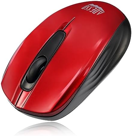 Experience Unmatched Precision with the i Mouse S50 Wireless Mini Mouse – 2.4 GHz RF Technology, 1200 DPI Sensor for Effortless Navigation, Compact & Portable Design with Energy-Saving Auto Sleep Mode (Red) – Perfect for Professionals & Students on the Move