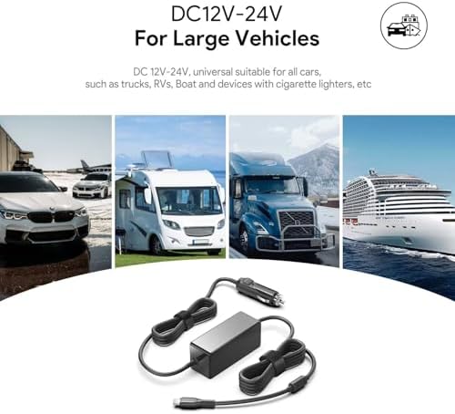 65 W USB-C Car Charger for Gaming Gadgets – Fast Charging for ASUS ROG Ally, Steam Deck, Logitech G Cloud, and More – Compact & Efficient Power for Laptops, Tablets, and Smartphones – Safe & Reliable Travel Adapter with 5-Year Warranty