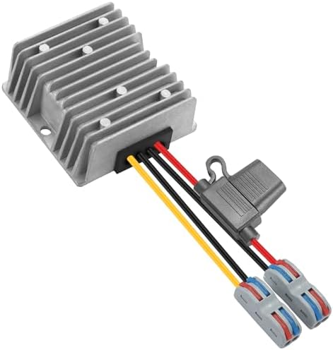 High-Efficiency Waterproof DC/DC Buck Converter: Versatile 20-90 V to 12 V Voltage Regulator for Automotive LED Systems and Heavy-Duty Applications – 20 A Output, 240 W Power Capacity for Reliable Performance in Challenging Environments