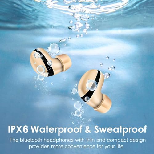 Mini Wireless Bluetooth Earbuds for Side Sleepers – Ultra-Comfort Noise-Isolating Headphones with Sweat Resistance for Meditation and Deep Sleep – Lightweight Invisible Design for Serene Audio Experience