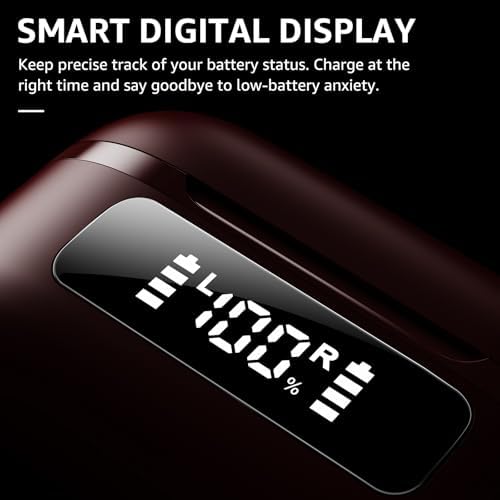 TOZO Premium Hybrid Active Noise Cancelling Wireless Earbuds – Advanced Bluetooth 5.3 Technology with 59-Hour Playtime, 6-Microphone Clarity for Crystal-Clear Calls, IPX8 Waterproof for Ultimate Durability, App-Controlled Customizable 32 EQ Settings for Personalized Audio Experience – Ideal for Active Lifestyles and Audiophiles Seeking Exceptional Sound Quality