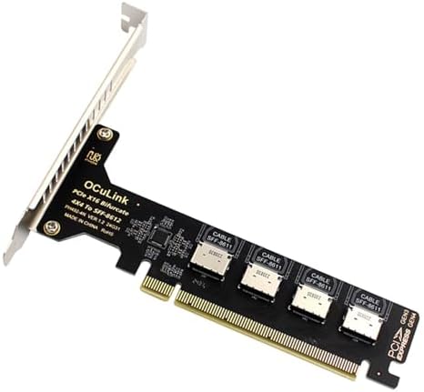 Elevate Your Computing Power: Cablecc SFF-8612 Oculink to M.2 NVMe PCIe SSD Enclosure Adapter for 2280 SSDs – Ultimate Speed and Compatibility Upgrade for Your Mainboard