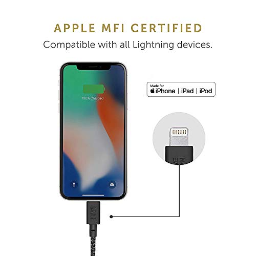 Revamp Your Charging Routine with Native Union 10 ft USB-C to Lightning Belt Cable – Ultra-Durable MFi Certified Cable for i Phone 14 Series & All Lightning Devices – Fast Charging & Data Transfer in Stylish Cosmos Finish for Enhanced Mobility and Performance
