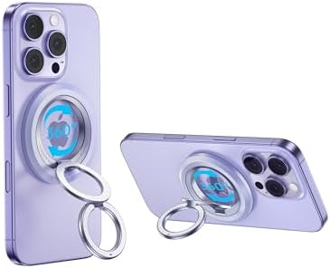 Syncwire Magnetic Phone Ring Holder – Titanium Alloy Kickstand for i Phone 12-16 Pro Max & Compatible Android Devices – Ergonomic Design, Enhanced Mag Safe Stability, Lightweight Grip for Ultimate Hands-Free Convenience