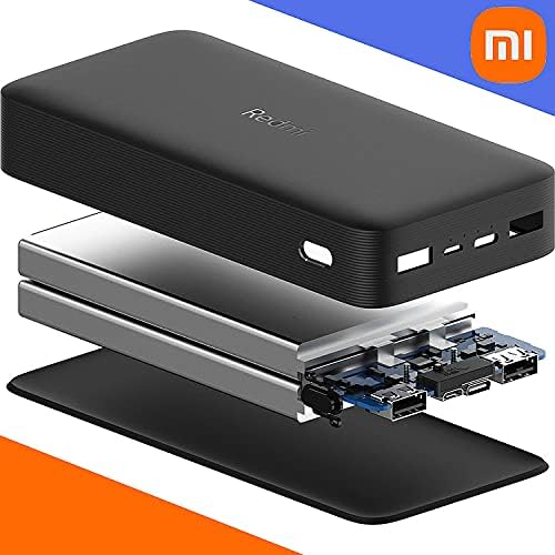 Xiaomi MI 50 W Power Bank 20000 m Ah – Ultra-Fast Charging, USB-C & Dual USB-A Ports for Simultaneous Device Charging, Sleek Black Design for Travelers & Professionals, Compact Power Solution for On-the-Go Connectivity