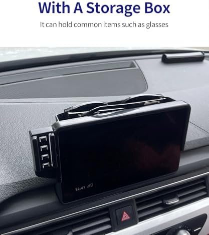 Car Phone Holder for 2021-2025 Audi Q5/2020-2025 A5/S5/RS5/20-25 A4/S4, 360° Rotation, 10.1 inch Screen Fixed Clip, Auto Accessories Navigation Bracket – Enhanced Compatibility and Speed