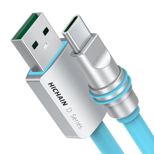 Hichain Premium 4 ft Purple USB A to USB C Charger Cables – Dual Pack for 100 W Fast Charging, Waterproof & Robust Build for Optimal Data Transfer – Ideal for Samsung Galaxy, Google Pixel & PS5 – Stylish Charging Solution to Enhance Your Tech Experience