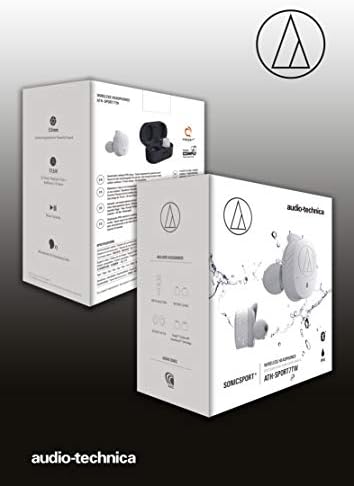 Audio-Technica ATH-SPORT7 TWGY Sonic Sport Wireless In-Ear Headphones – Ultimate Bluetooth Workout Earbuds with IPX5 Waterproof Protection and Secure Fit for Active Lifestyles