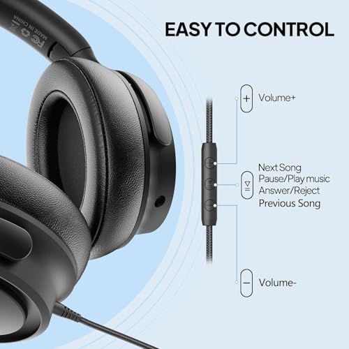 Experience Ultimate Sound Clarity with Stylish Purple USB C Wired Over-Ear Headphones – Immerse Yourself in Exceptional Hi-Fi Stereo Audio and Advanced Noise Isolation for Unmatched Comfort, Ideal for Music Aficionados and Professionals, Fully Compatible with USB C Devices