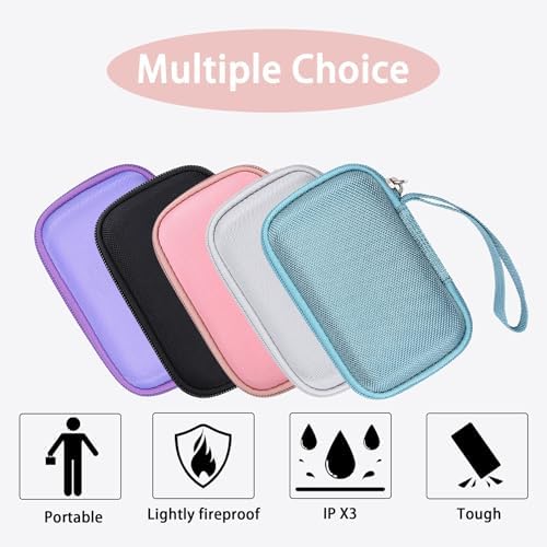 Khanka Durable Hard Case for Anker 3-in-1 USB C Power Bank, 10,000 m Ah Charger Block – Stylish Purple Protection for Portable Charging On-the-Go, Lightweight and Shockproof Accessory for Maximum Durability and Enhanced Safety