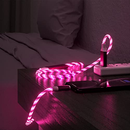 LED USB C Multi Charging Cable – 3-in-1 Fast Charging Solution with 3 A Power Delivery, 4 FT Length & Innovative LED Indicator for Type C, Micro USB & Apple Devices – Durable, Tangle-Free Design Perfect for Home, Office & Travel Use