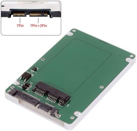 Upgrade Your Laptop Storage with Chen Yang m SATA Mini SATA SSD to IDE 44 Pin External Hard Disk Enclosure – High-Speed Data Transfer, Tool-Free Setup, and Enhanced Compatibility for 2.5-Inch Drives in Stylish White Finish