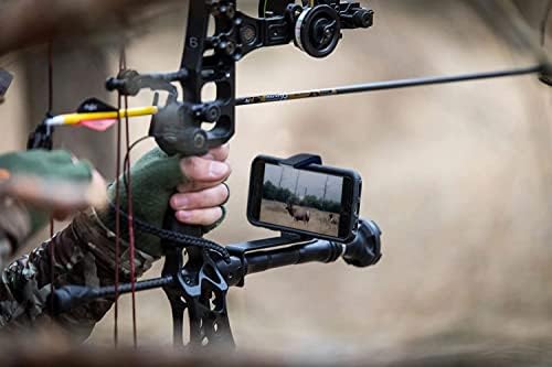 Ultimate Smartphone Camera Bow Mount for i Phone, Samsung, Go Pro – Quick-Release, Adjustable, and Lightweight for Seamless Outdoor Filming and Photography Adventures