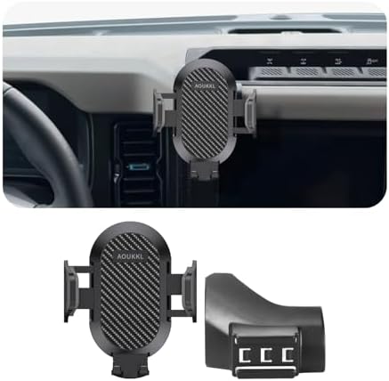 Ford Bronco Sport 2021-2024 Premium Car Phone Holder for 8-Inch Screens – Versatile 360-Degree Rotating Mount for 4-7 Inch Devices with Thick Case Compatibility – Essential Safety and Accessibility Tool for Drivers