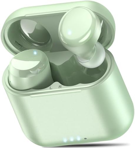 TOZO T6 Bluetooth 5.3 Wireless Earbuds – Immersive Stereo Sound, 50-Hour Playtime, IPX8 Waterproof Design, Customizable EQ via App, Ergonomic Fit – Ideal for Active Lifestyles and Seamless Connectivity