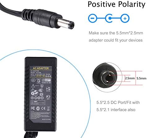 Reliable 15 V 6 A Power Supply Adapter by COOLM – 90 W AC to DC Converter for LED Strip Lighting & CCTV Systems – Universal 100-240 V Input with 5.5 mm x 2.5 mm Connector – Unmatched Efficiency & Device Protection