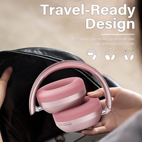 Purple Y05 Wireless Over-Ear Headphones – Unmatched 48-Hour Playtime, Premium Audio Performance, Travel-Friendly Foldable Design, Luxurious Soft Earpads for Ultimate Comfort – Versatile Compatibility & Enhanced Listening Experience