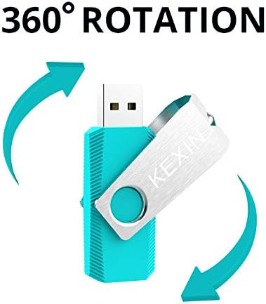 KEXIN 10 Pack 8 GB Swivel USB Flash Drives – Versatile Portable Storage with LED Indicator for Effortless Data Transfer and Enhanced Device Compatibility