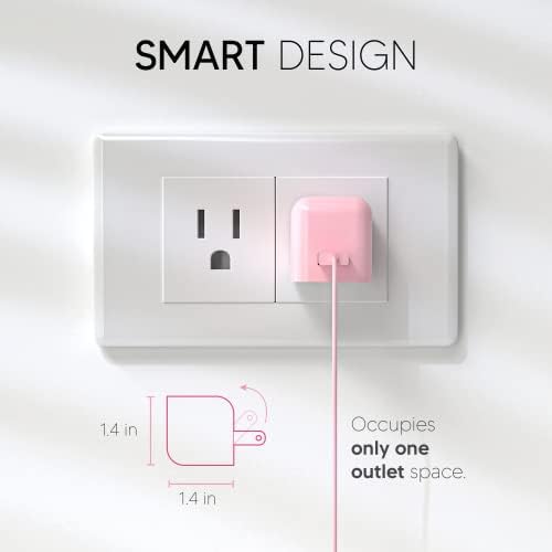 Talk Works MFi Certified 5′ Lightning USB Cable for i Phone 14/13/12, Air Pods, and i Pad – Fast Charging Wall Charger Adapter – Durable Black Design for Enhanced Compatibility and Speed