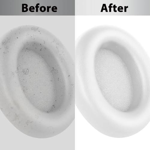 Elevate Your Beats Studio Pro Wireless Headphones with Premium Cooling Gel Replacement Earpads – Soft Protein Leather & Adaptive High-Density Memory Foam for Unmatched Comfort and Sound Isolation – Innovative Design in Sleek Black for Extended Wear Performance